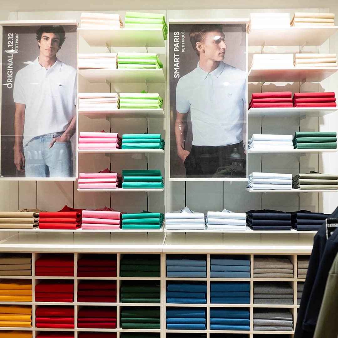 Encontra Lacoste en nuestro centro comercial