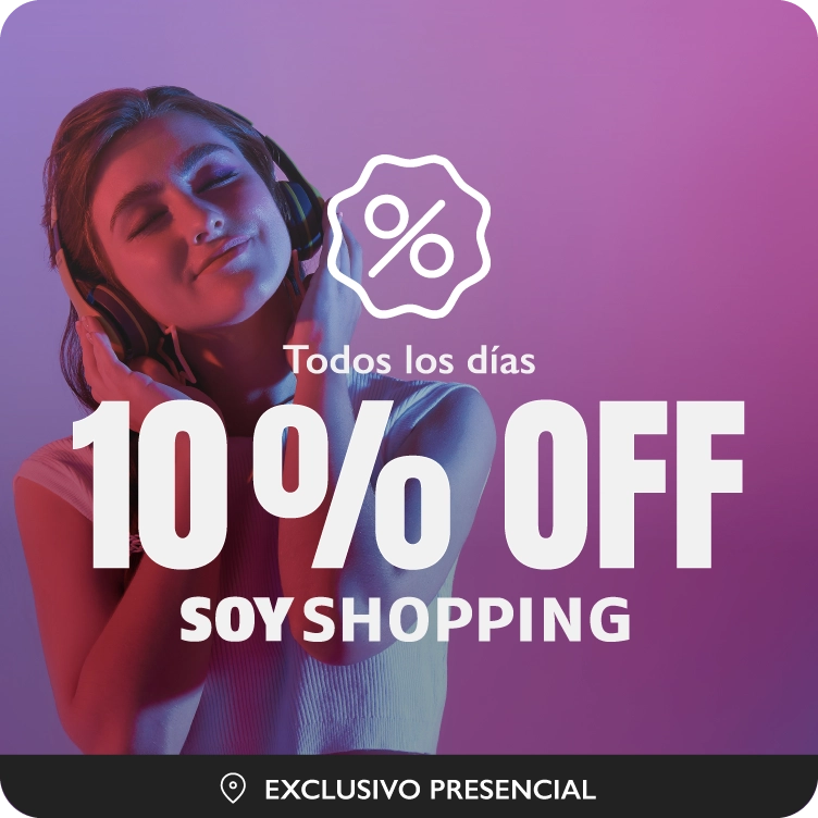 10% off en tus compras con SOY SHOPPING 